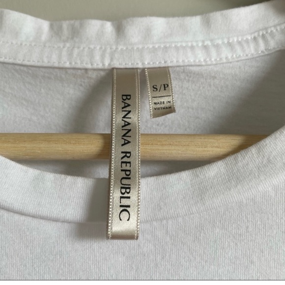 Banana Republic SUPIMA cotton crew neck white t-shirt - Picture 4 of 6